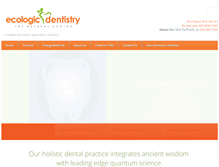 Tablet Screenshot of ecologicdentistry.com